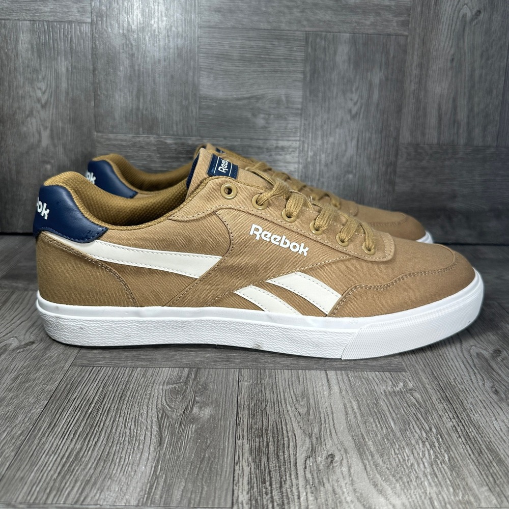 Reebok Royal Complete 3.0 Low Mens Size 12 Tan Canvas Sneakers FFC0119597 NEW